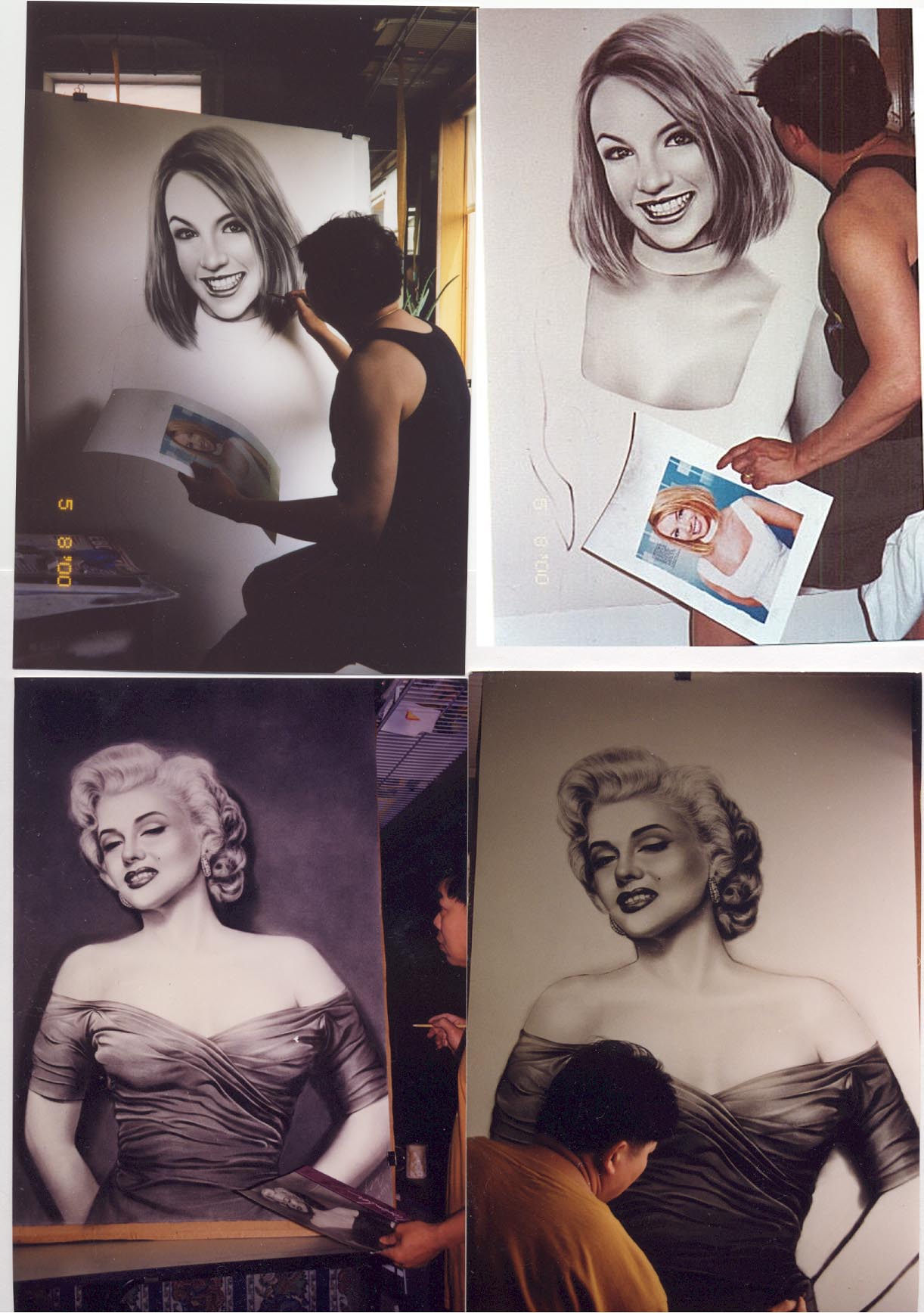 Britney Spears and Marylin Monroe